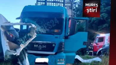 accident-tragic-pe-dn13a:-un-barbat-a-murit,-iar-altul-a-fost-ranit-dupa-impactul-dintre-un-camion-din-mures-si-o-autoutilitara!
