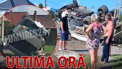 ultima-ora:-autoturism-rasturnat-in-valenii-de-mures!-trafic-ingreunat