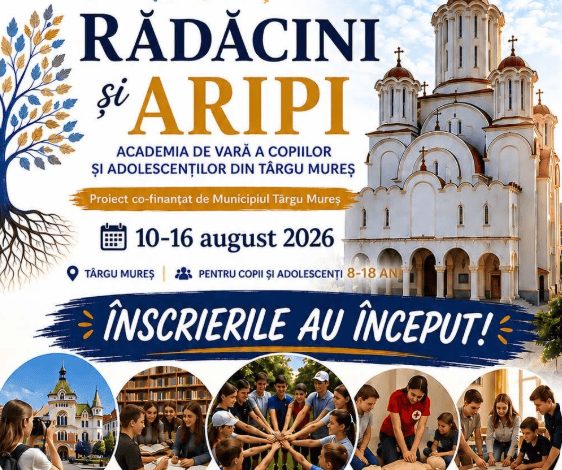 academia-de-vara-„radacini-si-aripi”, o-saptamana-dedicata-copiilor-si-adolescentilor,-la-catedrala-„invierea-domnului”-targu-mures