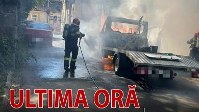 video-|-incendiu-violent-pe-strada-argesului-din-targu-mures:-o-autoutilitara-a-ars-complet,-o-persoana-a-fost-ranita!