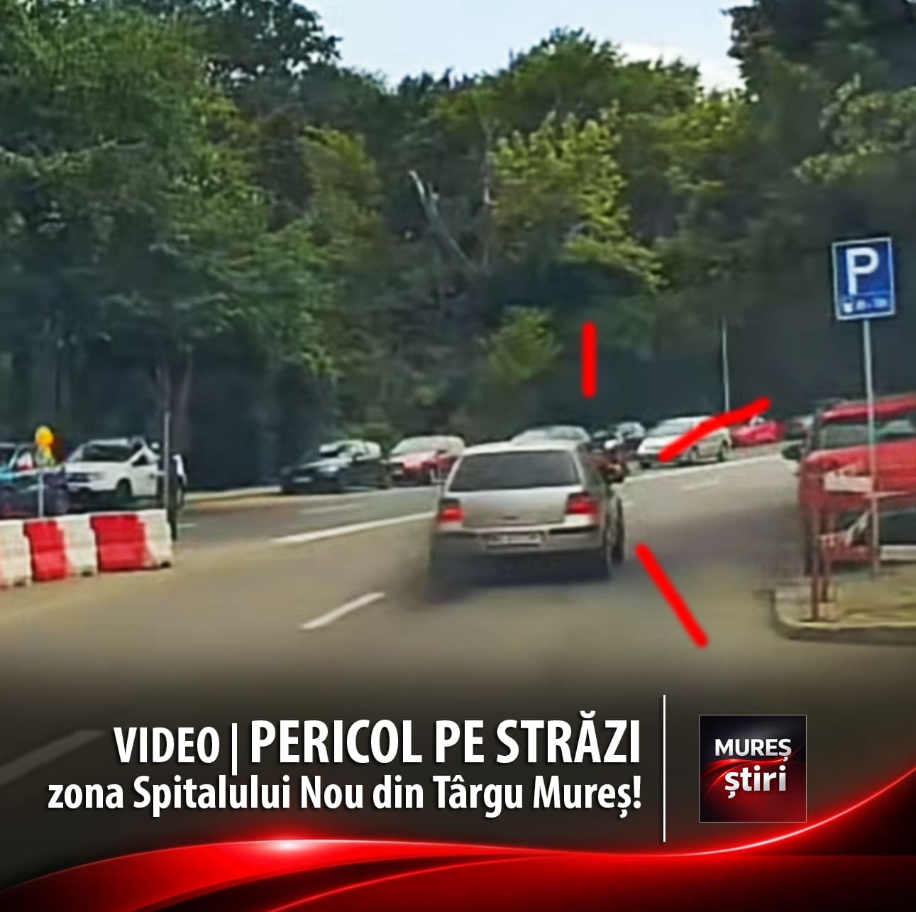 video-|-pericol-pe-strazi:-sofer-agresiv-si-comportament-iresponsabil-in-zona-spitalului-nou-din-targu-mures!