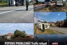 trafic-reluat-intre-ungheni-si-acatari-dupa-multe-ore-de-blocaj!-operatiune-dificila-in-urma-rasturnarii-unui-camion
