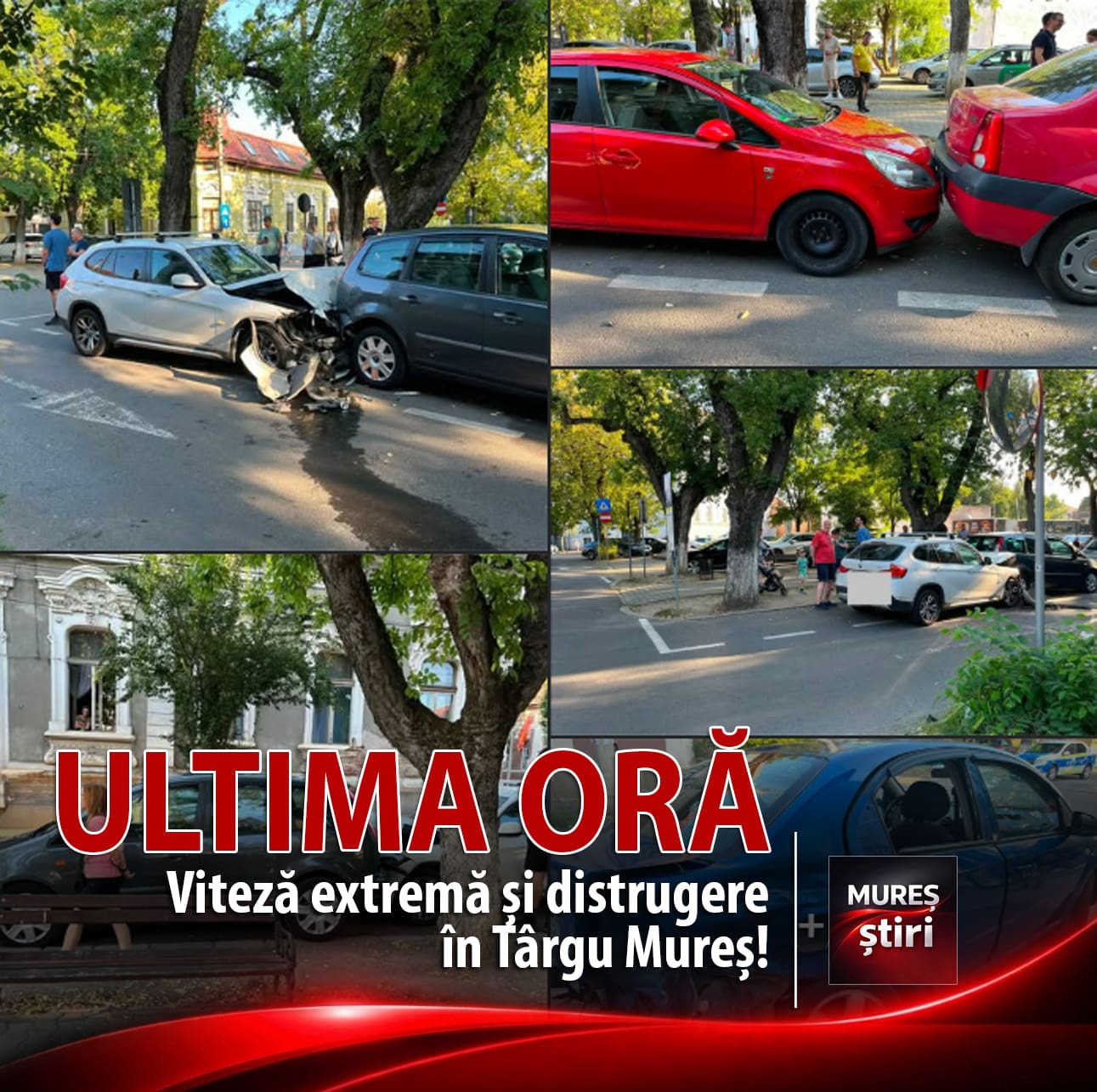 viteza-extrema-si-distrugere-in-targu-mures:-un-sofer-a-lasat-in-urma-un-peisaj-de-cosmar-pe-bulevardul-cetatii!