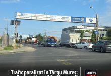 trafic-paralizat-in-mai-multe-zone-din-targu-mures:-bariera-blocata-in-mureseni!