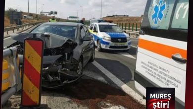 accident-pe-autostrada-transilvania:-masina-infipta-in-parapet-la-nodul-rutier-turda!