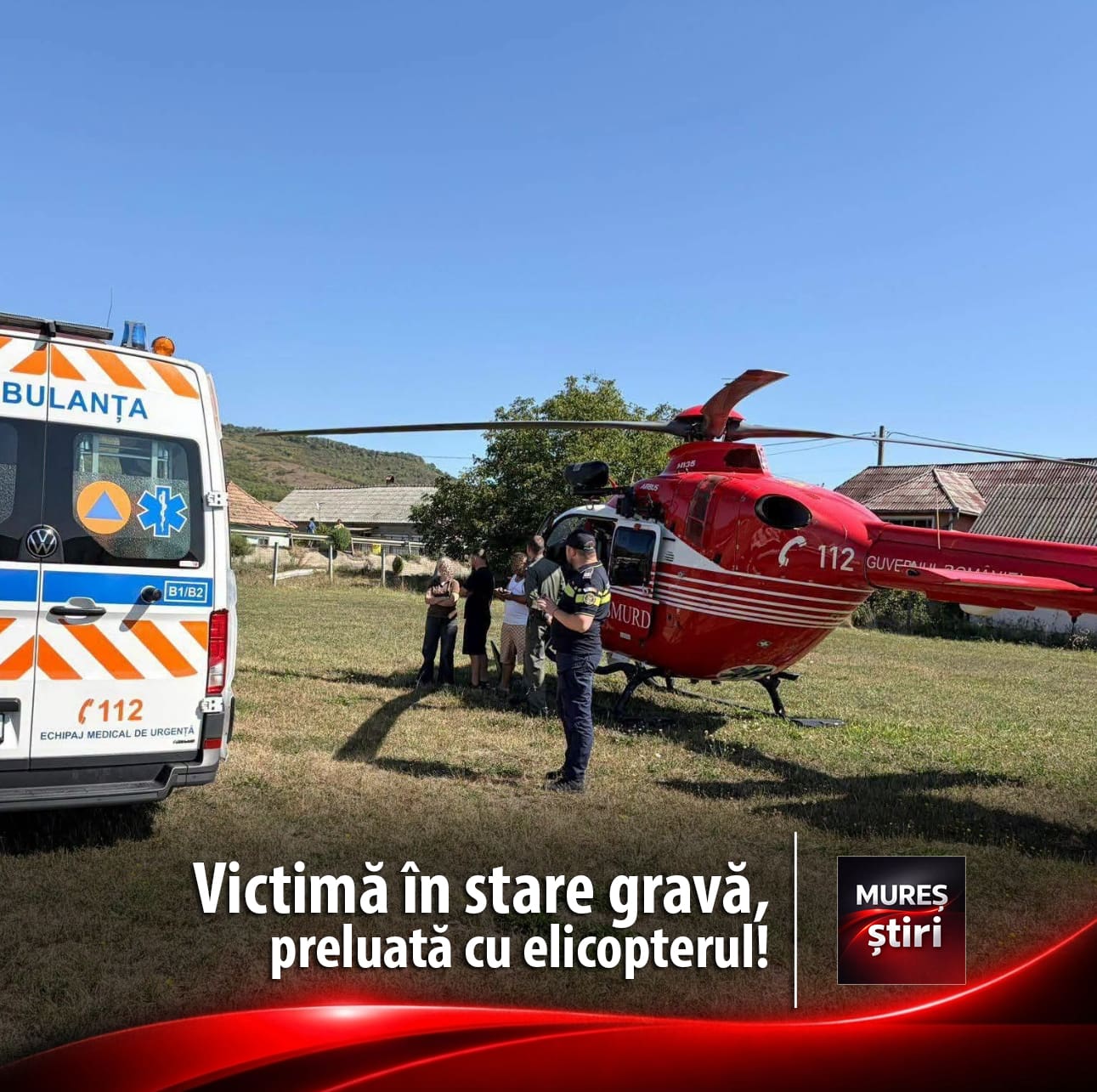 barbat-de-44-de-ani-din-bistrita,-ranit-grav-dupa-o-cazatura-de-la-inaltime-in-localitatea-reteag.-a-fost-preluat-de-elicopterul-smurd