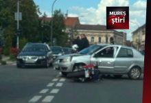 accident-grav-in-reghin:-coliziune-intre-o-masina-si-o-motocicleta!