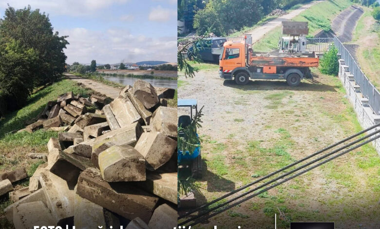 foto-|-lucrari-de-reparatii-si-modernizare-pe-malul-stang-al-raului-mures,-in-targu-mures!