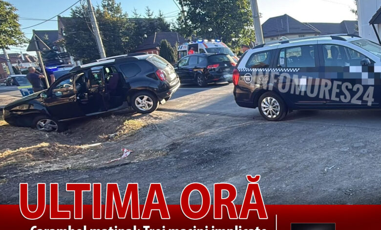 accident-rutier-in-sancraiu-de-mures:-trei-masini-implicate-si-trafic-ingreunat-in-aceasta-dimineata!