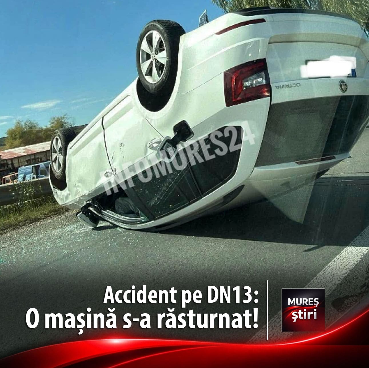 accident-rutier-la-intrare-in-valenii-(balauseri):-o-masina-s-a-rasturnat!