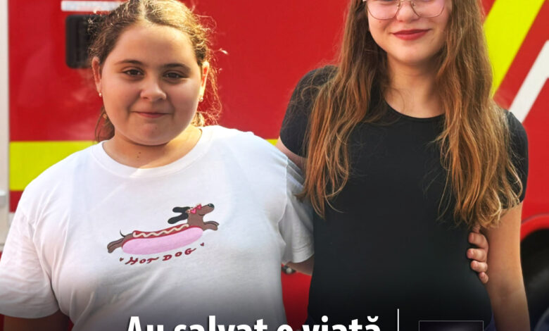 eroi-la-12-ani:-doua-fete-din-mures-au-salvat-o-viata-in-ultimele-zile-de-vacanta!
