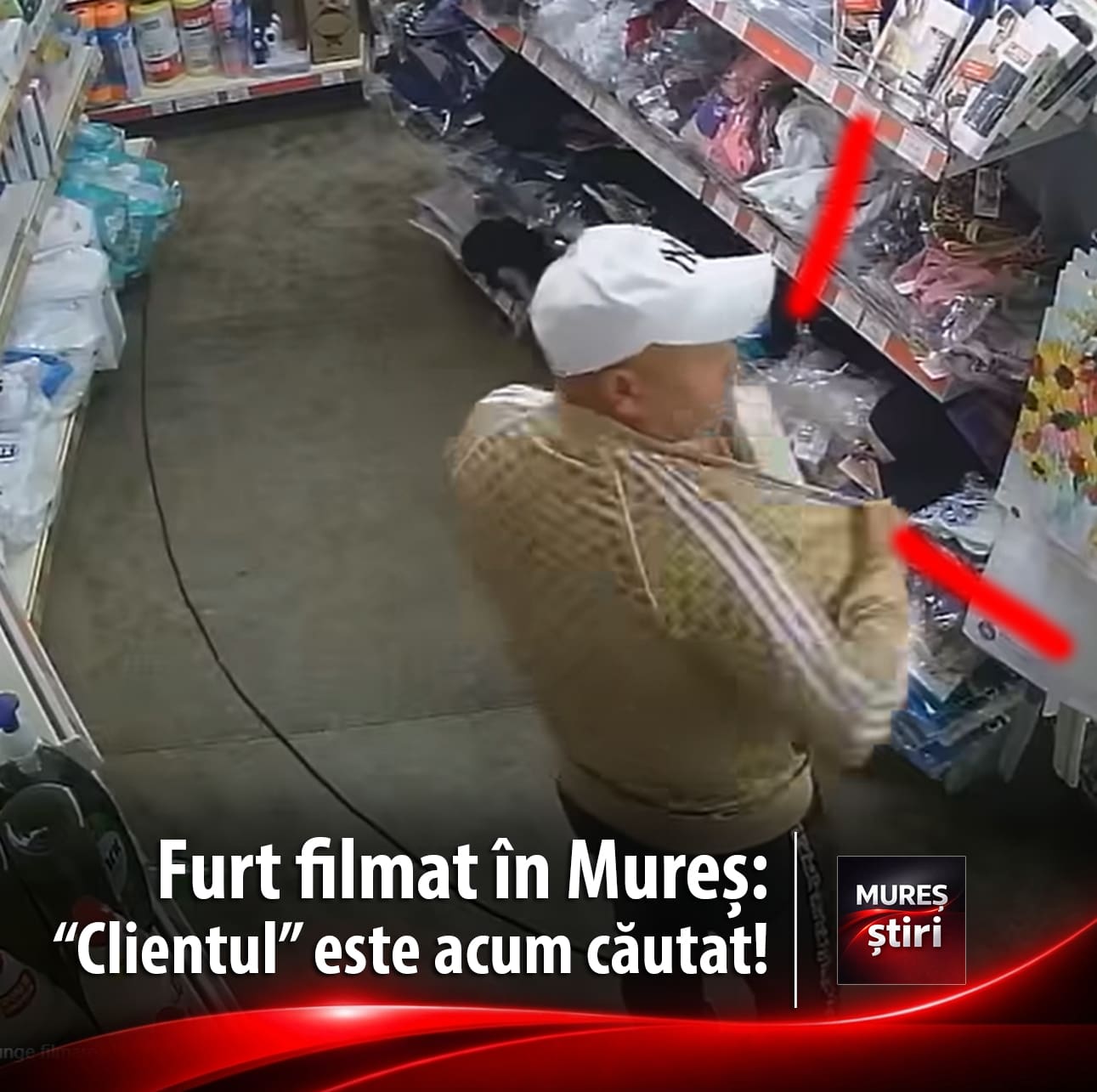 imagini-video-revoltatoare-intr-un-magazin-din-mures:-„client”-surprins-in-timp-ce-isi-indesa-produse-in-haine!