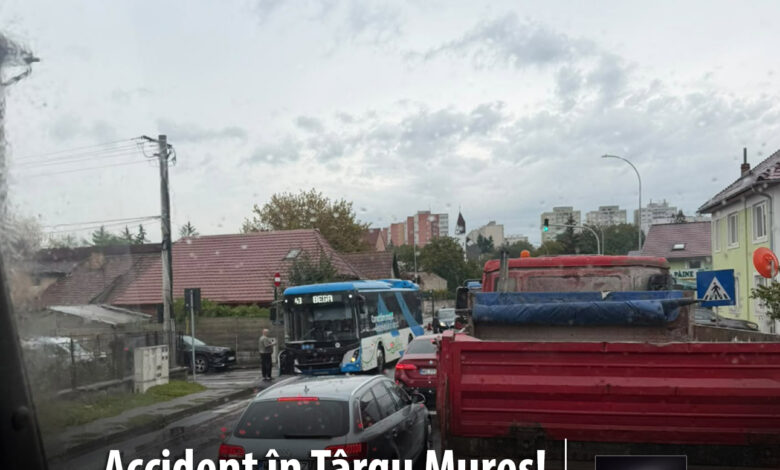 trafic-ingreunat-in-urma-unui-accident-pe-strada-bega-din-targu-mures!