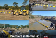 premiera-ecologica-pe-raul-corund:-prima-bariera-inovatoare-de-colectare-a-deseurilor-plutitoare,-instalata-prin-forte-proprii-de-apele-romane-mures!