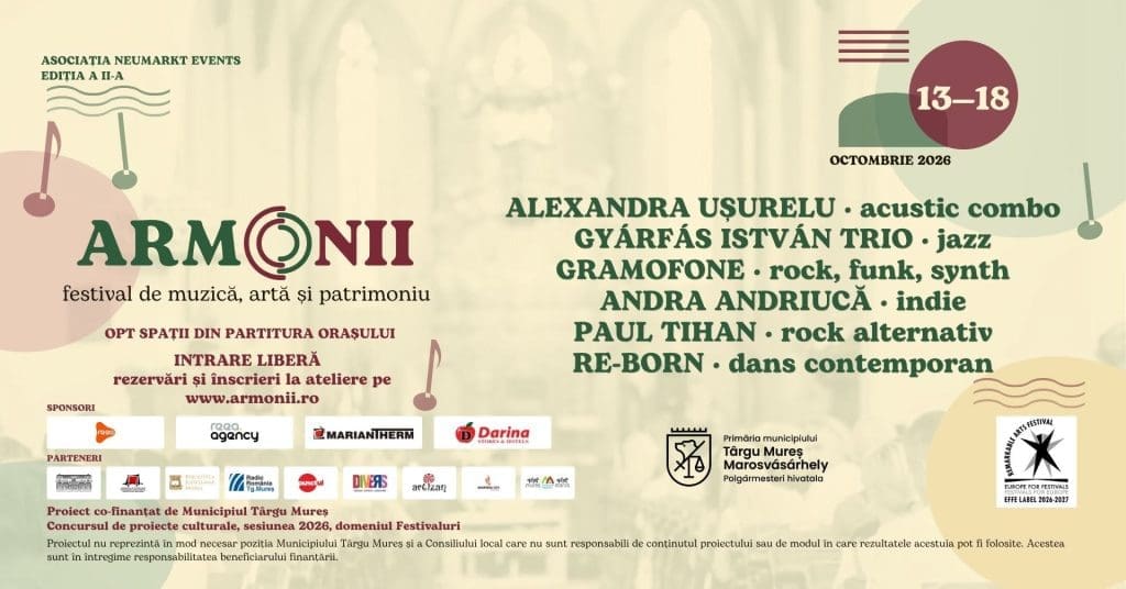 festivalul-„armonii”:-ateliere,-dialoguri-si-muzica-in-spatiile-targu-muresului.-afla-programul-intreg