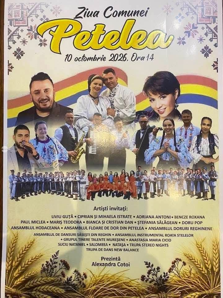 ziua-comunei-petelea,-sarbatorita-pe-10-octombrie-cu-liviu-guta,-adriana-antoni-si-numerosi-artisti
