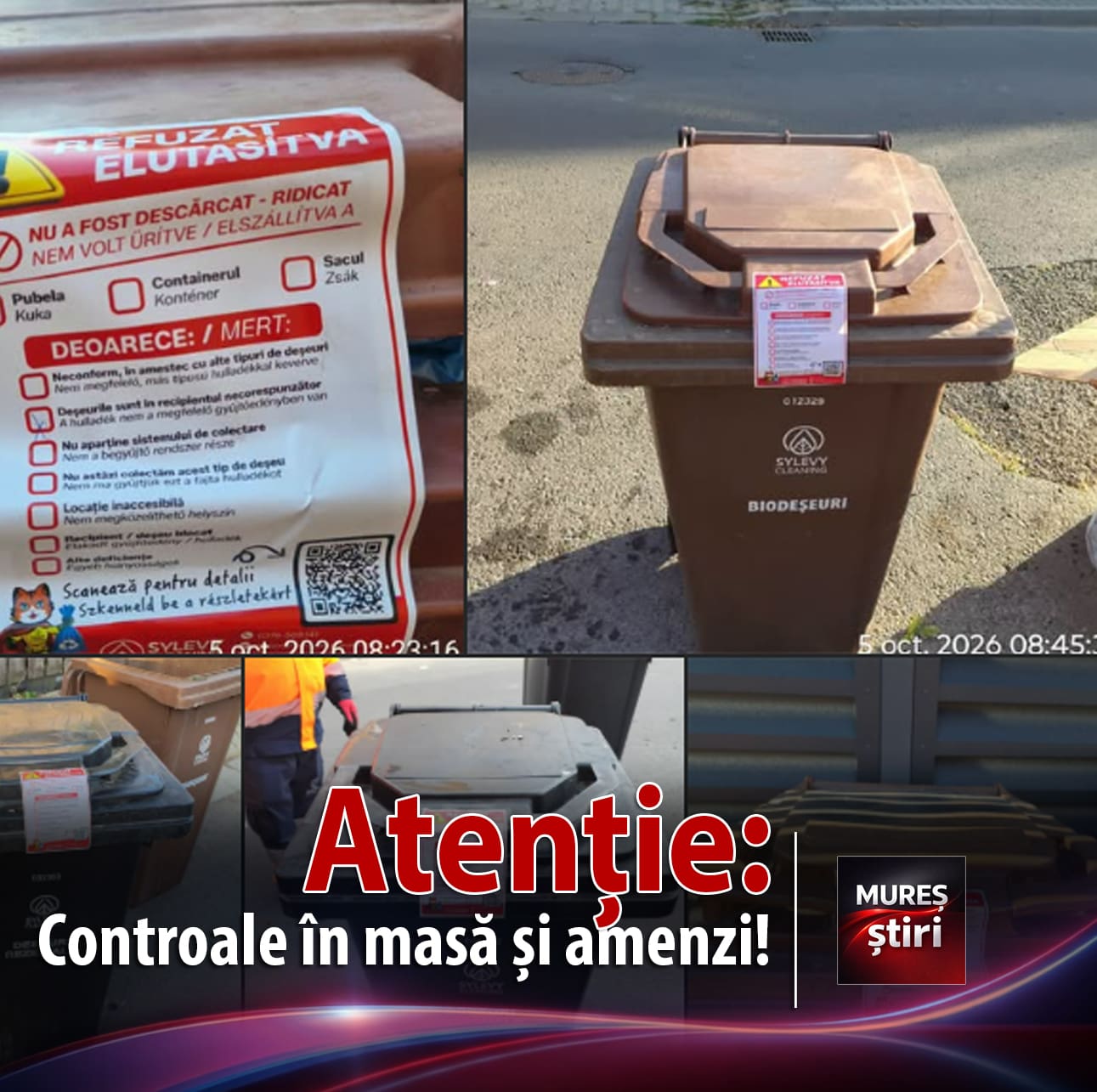 toleranta-zero-pentru-deseurile-amestecate-la-tirgu-mures:-controale-in-masa-si-amenzi-din-partea-sylevy-cleaning-si-politiei-locale!