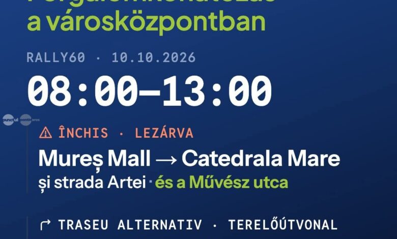 sambata,-centrul-municipiului-targu-mures-va-fi-inchis-circulatiei!