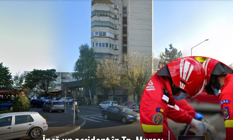 inca-un-accident-in-targu-mures-–-pieton-lovit-de-autoturism-pe-bulevardul-pandurilor,-in-zona-„casa-muresana”!