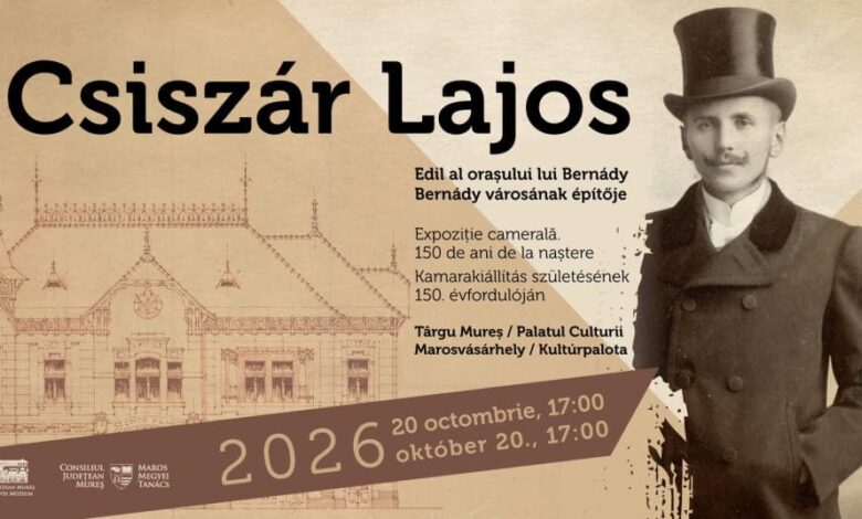 expozitia-„lajos-csiszar-edil-al-orasului-lui-bernady”-la-palatul-culturii.-vernisajul-are-loc-martea-viitoare