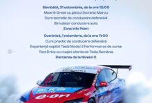 tesla-model-3-performance-ajunge-la-shopping-city-targu-mures.-experiente-la-volan-si-sesiuni-de-conducere-defensiva