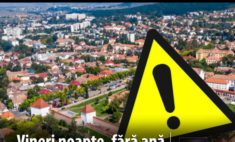 atentie!-vineri-noapte,-fara-apa-in-targu-mures-si-in-localitatile-din-jur!