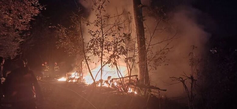 incendiu-la-o-locuinta-improvizata-din-sighisoara