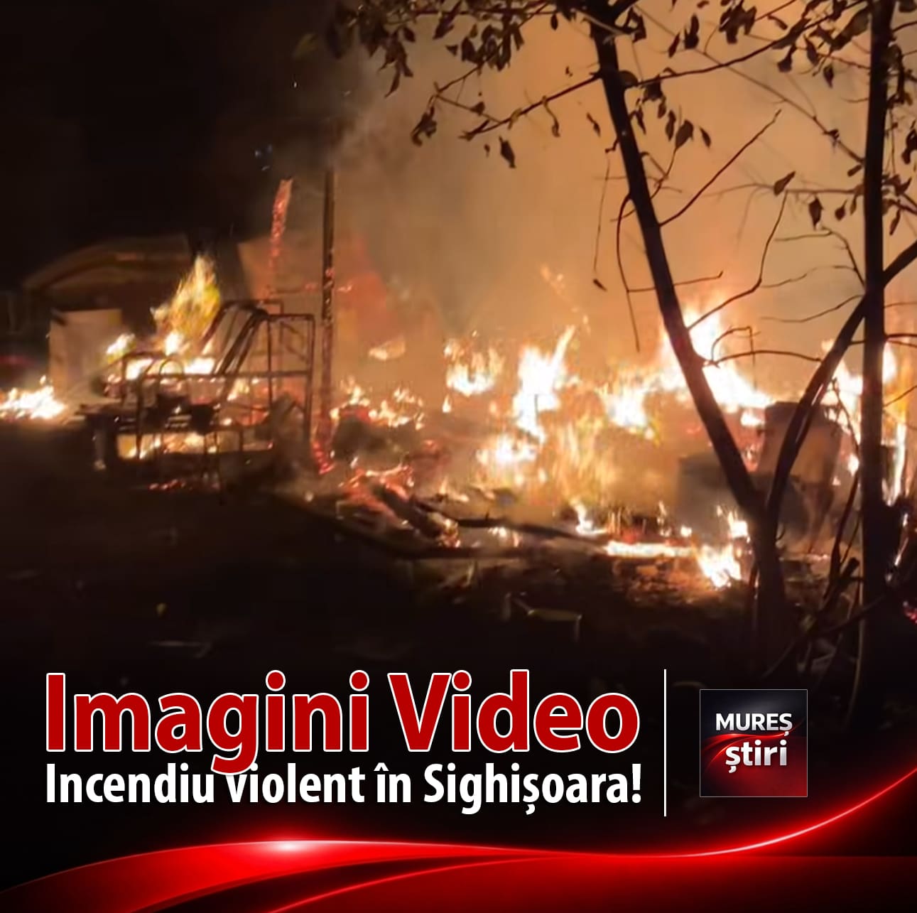 video:-incendiu-violent-in-sighisoara!-o-baraca-a-ars-ca-o-torta,-cu-pericol-iminent-de-extindere-la-padure!