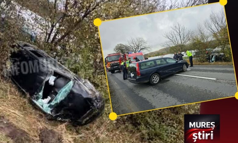 accident-rutier-grav-intre-sarateni-si-chibed:-cinci-persoane-evaluate-medical,-una-transportata-la-upu-targu-mures!