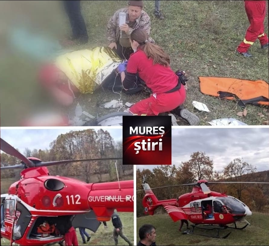 accident-grav-in-padure-la-runcu-salvei:-un-barbat-de-46-de-ani,-preluat-de-elicopterul-si-adus-la-targu-mures!